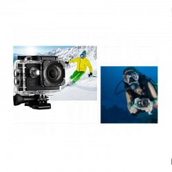 Αδιάβροχη Κάμερα Δράσης FHD 1080p με Οθόνη 2in (KM10146)